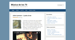 Desktop Screenshot of musicadelos70.com